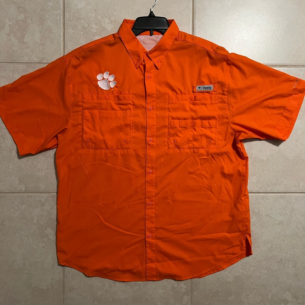 Clemson Columbia PFG Omni Shade Shirt